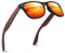 CGID Sonnenbrille Herren Damen Polarisiert Holz aus Walnuss UV400-Schutz Brillengläser CAT3 CE