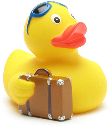 Duckshop I BadeenteTraveler I Reisender I Quietscheente I L: 8 cm