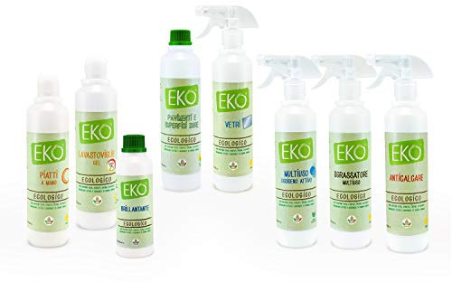 DETERGENTI ECOLOGICI PER LA CASA - EKO Kit 8
