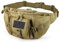 FRTKK Taktische Bauchtasche Militär-Hüfttasche mit USA-Flagge Patch Utility Hip Pack mit verstellbarem Riemen für Outdoor, Angeln, Radfahren, Camping, Wandern, hautfarben, Bauchtasche