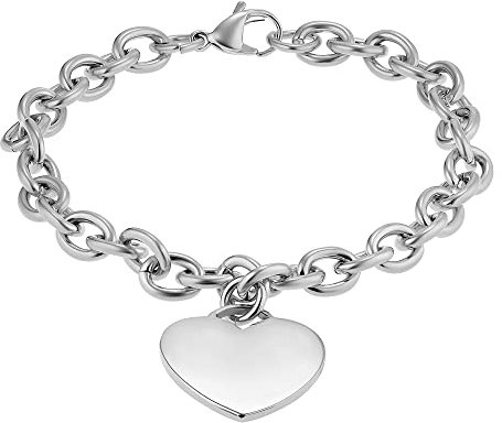 Heideman Personalisiertes Armband mit Buchstaben, Initialen Freundschaftsarmband mit Gravur Namensarmband Initial Armband