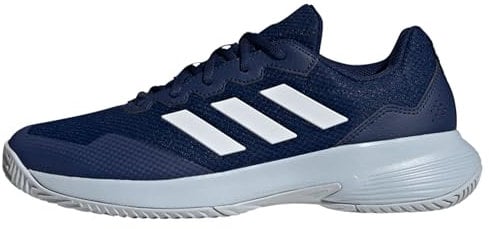adidas Herren Gamecourt 2.0 Tennis Shoes Tennisschuhe, Dark Blue/Cloud White/Halo Blue, 42 EU