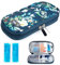 YOUSHARES Estuche de Viaje para Enfriador de Insulina, Organizador Aislado Portátil para Diabéticos Bolsa de Enfriamiento para Pluma de Insulina y Medicamentos con 2 Bolsas de Hielo (Gamellia Azul)