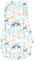 TupTam Baby Pucksack OEKO- TEX zertifizierte Materialien Swaddle Bag Wattiert Babyschlafsack 2.5 TOG unisex, Farbe: Unwattiert 0.5 TOG/Safari Grün, Größe: 0-3 Monate