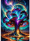 GHHKUD Diamond Painting für Erwachsene, Baum des Lebens 5D DIY Diamant Painting Bilder für Erwachsene Anfänger, Diamond Painting Set, Full Drill Diamant Malerei für Haus Dekoration 30x40 cm