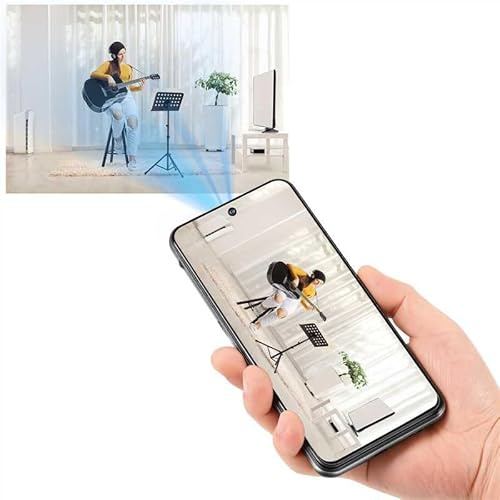 DLP Projector Smartphone 2-in-1, Built-in 720P DLP Projector, Android 11, 8GB+256GB, 5G WiFi, Bluetooth 5.0, 5000mAh Battery, Portable Indoor Outdoor Projector Phone
