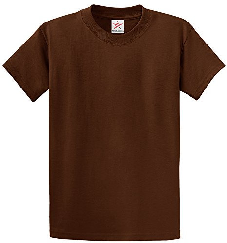 Star and Stripes Plain CHCOLATE Brown T Shirt Unisex Tshirts Brown Medium 100% Rich Soft Cotton T Shirt