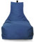 Lounge Sitzsack Liege Beanbag 32 Farben wählbar 90cm(Ø) Rückenlehne Bodenkissen Indoor Outdoor Sitzsäcke Gaming Kinder Bean Bag Erwachsene Riesensitzsack gefüllter Sessel(Königsblau)