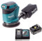 Makita DBO180Z 18V Li-ion Random Orbit Sander Body + 1 x 5Ah Battery & Charger