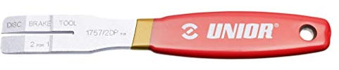 UNIOR 2 For 1 Disc Brake Tool: Red