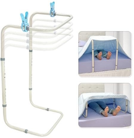 Zelen Blanket Support Lifter Bed Cradle for Foot Sheet Riser Lift Bar of Tent Blankets Holder Rail Medical Hospital Beds Accessories Leg Knee Feet Ankle Post Surgery Recovery Arthritis Assist