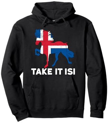 Tölt Islandpferd Evolution Pferd Isländer Pferde Take it Isi Pullover Hoodie