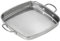 Dehner Gemüsepfanne für Grill, ca. 35 x 28 x 4.8 cm, Edelstahl, silber