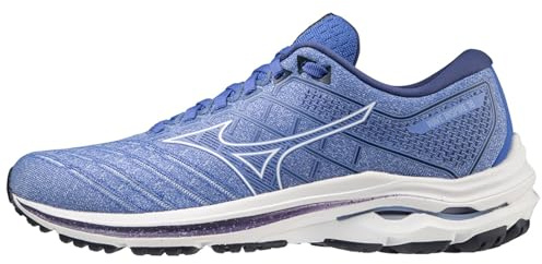 Mizuno Wave Inspire 18 Damen-Sneaker, Amparob Wht Deepcobalt, 38 EU