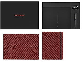 Moleskine Shine Sammlerbox roter undatierter Wochenkalender Umschlag rot Kaweco Füllfederhalter schwarz