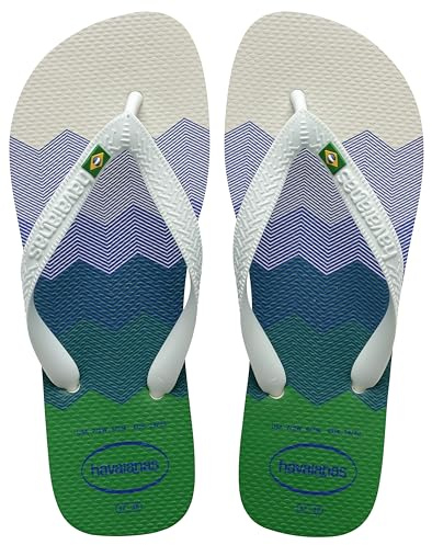 Havaianas Damen-Flip-Flops, Weiß, Größe 45-47