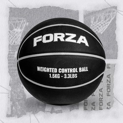 FORZA Gewichte Kontroll Trainingsbasketbälle [Größe 7] | Verbessern Sie Dribbling, Geschwindigkeit und Kraft – 3 Gewichtsoptionen: 1kg, 1,5kg, oder 2kg (2kg)