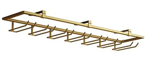 Weinglashalter für Unterschrank, große Metallbügel für Bar und Küche, Weinglasregal unter dem Regal