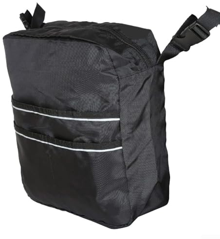 Mobility Scooter Bag,420D Oxford Cloth Black Seat Backpack Bag For Mobility Scooters, Wheelchairs & Power Chairs