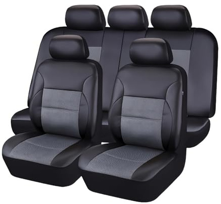TVVXIO Auto Sitzbezüge für Toyota Proace City Verso LWB 2020-2025 2026, Auto Schonbezüge Stoff Sitzbezüge Komplettset Wasserdicht rutschfest Autositz Sitzschoner,C
