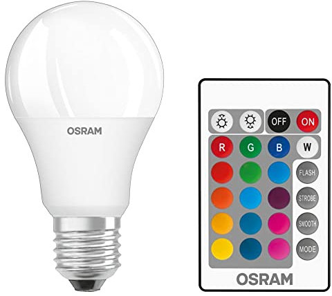 Osram ST CLAS A Lampada LED E27, 9 W, Luce Calda, 1 Lamp, standard, plastica