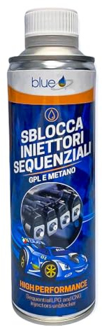 Additivo Sblocca Iniettori Sequenziali GPL e METANO 350ml a Elevate Prestazioni utilizzabile su qualsiasi tipo o marca di impianti Gpl o metano - SEQUENTIAL LPG And CNG Injector UNBLOCKER BG03035
