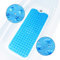 ADOV Bath Mat Non Slip, 100 x 40 cm Extra Long Shower Mat Anti Mould, Bathroom Bathtub Mats for Tub, 200 Strong Suction Cups and Drain Holes, Mildew Resistant Machine Washable Bathroom Kids Mat