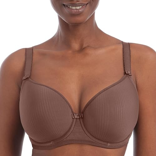 Freya Soutien-Gorge Idol Underwire Moulded Balcony Bra Opaque pour Femme, Café rôti, 80J