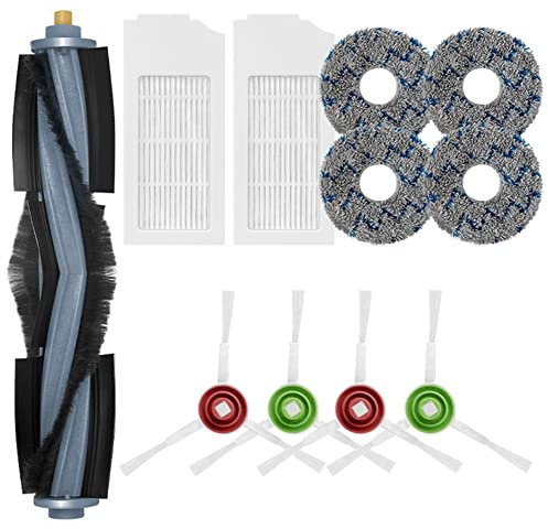 Jvareaty pour T10/T10 Turbo PièCes Filtre Hepa Brosse LatéRale Principale Vadrouille Robot Aspirateur Accessoire de Rechange