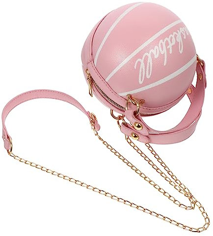 jojofuny Basketball Form Tasche Pu Handtasche Klein Für Damen Freizeit Umhängetasche Mit Aufbewahrungsfunktion Für Telefon Geldbörse