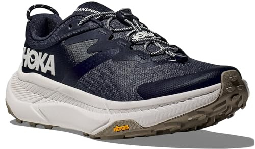 HOKA Men's Transport Sneaker, Varsity Navy/White, 12.5 Wide