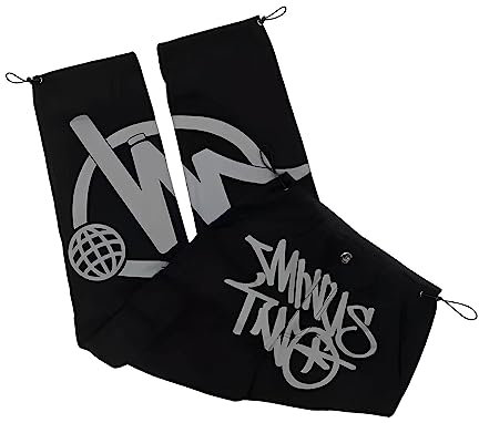 Minus Two Baggy Jeans Herren Y2K Hip Hop Hose Hosen Mit Schrift Herren Cargojeans Herrn Jeans Kreuz Y2K Y2K Jogginganzug Cargo Minus Two Cargo Für Herren(B02,S)