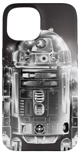 iPhone 15 Star Wars R2-D2 Retro Galaxy Black Case