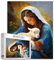 Tucocoo Puzzle Maria und Schaf, für Erwachsene, 1000 Teile, Jesus, religiöser Glaube, Kunst, Puzzle, bunt, Bastelpuzzles für Heimdekoration, Geschenke, Familienpuzzle, perfekt für Spielabende