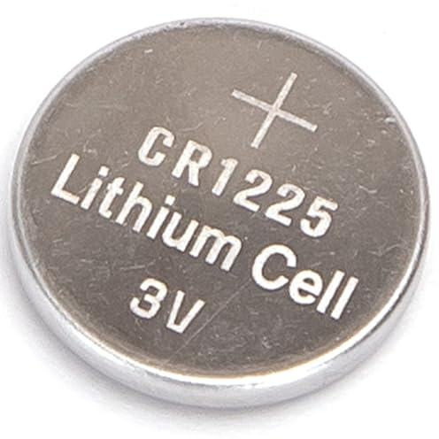 Knopfzelle CR1225, 3 V, 2 Stück, ideal für Uhren, Taschenrechner und tragbare elektronische Geräte.