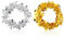 HDGSAFD 2 Stück Funkelnde Girlande, Partydekorationsgirlande, Partyszenendekoration, PVC-Girlande, Sterngirlande