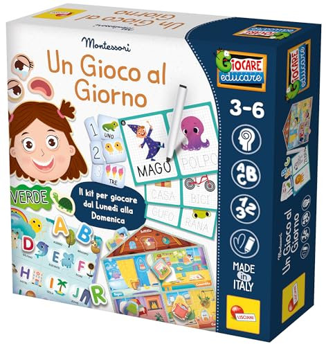 Lisciani Giochi - Giocare Educare Montessori un gioco al giorno, 111619