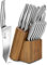 Kitchen Knife Set with Block, DDF iohEF 16 PCS Knife Set for Kitchen with Block Japanese Stainless Steel, Ultra Sharp Chef Kni