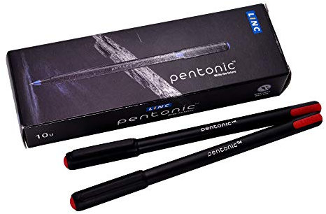 Pentonic Linc Kugelschreiber, rote Tinte, 10 Stück