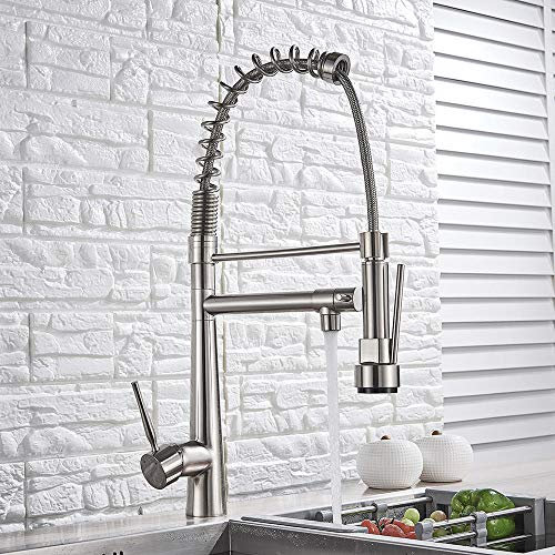Chongyang Grifo De La Cocina Pulverizador Abatible Caño Giratorio Mezclador Grifo Del Fregadero Grifo 360 Rotación Grifos De Cocina