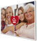 wandmotiv24 Leinwandbild 260 g/m ² - Foto-Collage mit 2 Fotos - Fotogeschenk - Geschenk für die Großmutter - Kunstdruck querformat 40x30cm (BxH) - Für die beste Oma - M0007