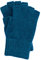 FosterNatur, Damen Fingerlose Wollhandschuhe, 100% Wolle (Petrol, Gr. 8)