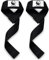 Slim Panda Zughilfen für Krafttraining,Profi Lifting Straps 60 cm，Handgelenk Bandagen Gym 45CM,Wrist Wraps für Männer, Frauen, Kabelmaschine, Heim-Fitnessstudio (Schwar)
