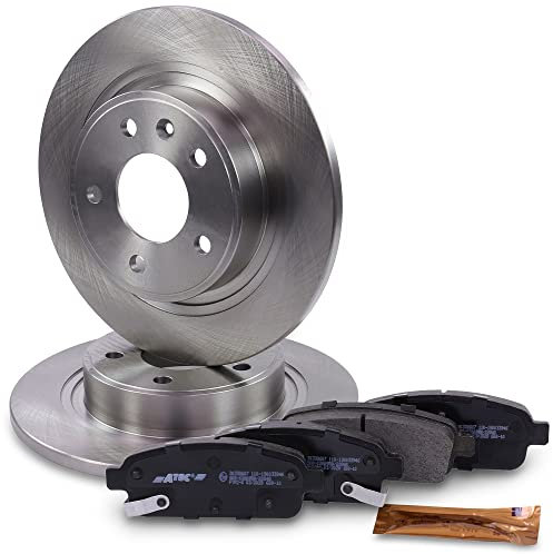 ATEC Germany Bremsenset Hinterachse inkl. Bremsscheiben Ø 292 mm Voll + Bremsbeläge Hinten