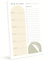Magnetischer Mahlzeitenplaner, 15,2 x 22,9 cm, Wochenplaner, Notizblock, 52 Blatt mit perforierter Einkaufsliste – der ultimative Kühlschrank-Menü-Organizer