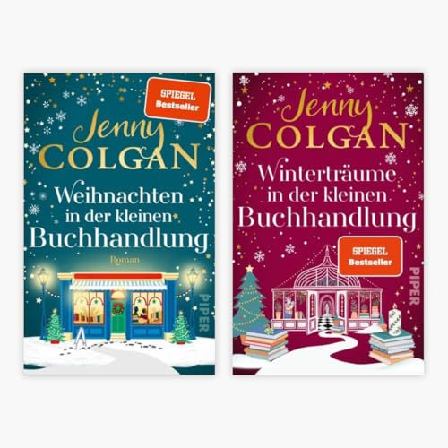 Weihnachten + Winterträume in der kleinen Buchhandlung im Set + 1 exklusives Postkartenset