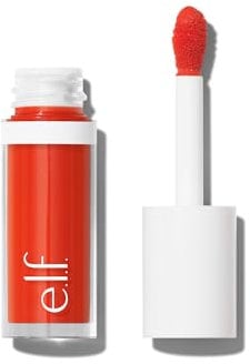 e.l.f. Camo Liquid Blush, fard à joues liquide longue durée, pour une couleur hautement pigmentée, assure une finition douce, baptisée, végétalien et sans cruauté envers les animaux, orange gorg