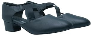 Anniel 2180 - Scarpe da Ballo Sandalo Greco,Suola in Crosta Tacco 3 cm. Made in Italy (Nero, Sistema Taglie Calzature EU, Adulto, Donna, Numero, Media, 37)