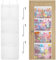 Lifewit Over Door Toy Storage, 1 Pack Stuffed Animal Organiser with 5 Expandable Mesh Pockets, Breathable Hanging Kid Plush Net Hammock Baby Toy Holder for Wardrobe, Nursery, Bedroom, Bathroom, White