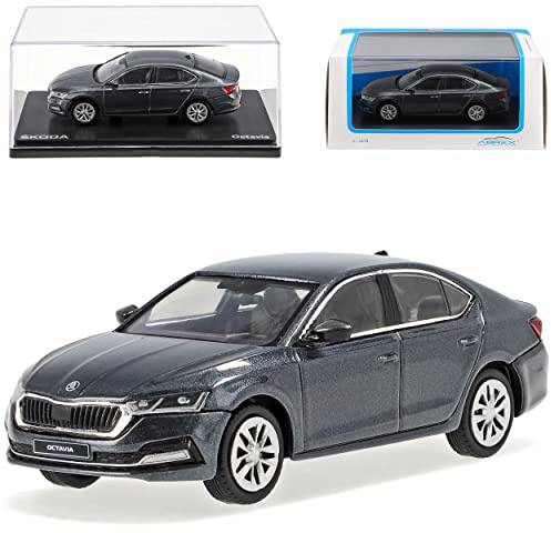 Abrex Skod. Octavia IV Limousine Seda Quarz Grau Metallic Modell Ab 2019 1/43 Modell Auto